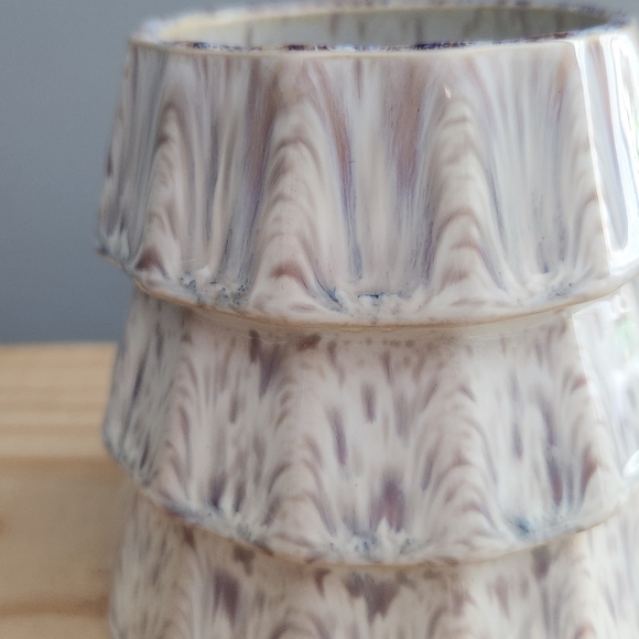 Christmas Tree Shaped Mug Glazed Stoneware Marble Pattern NWT - Picture 6 of 14